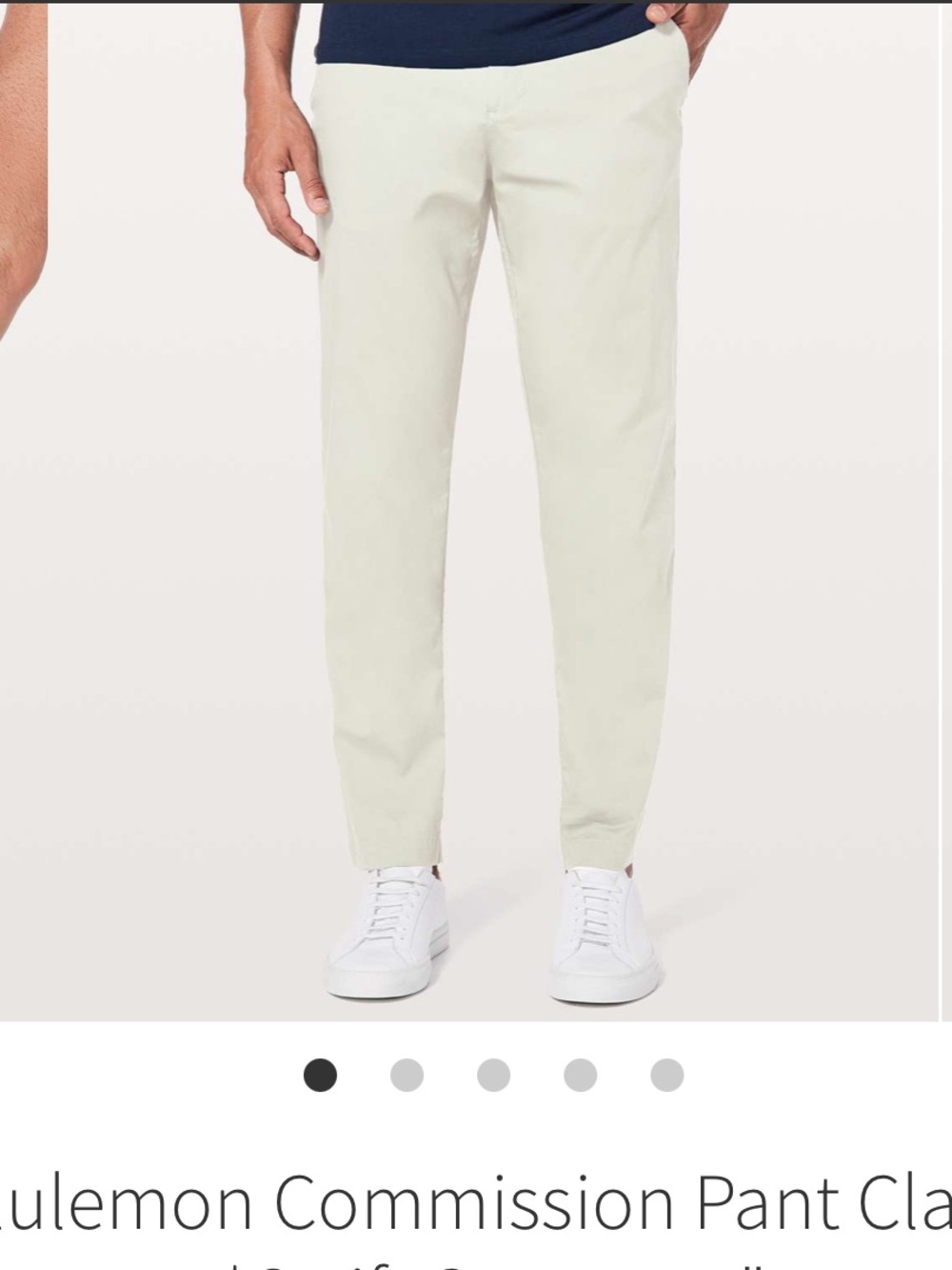 Lululemon Commission Pant Classic
*Swift Cotton  Birch Beige. Size 33. EUC